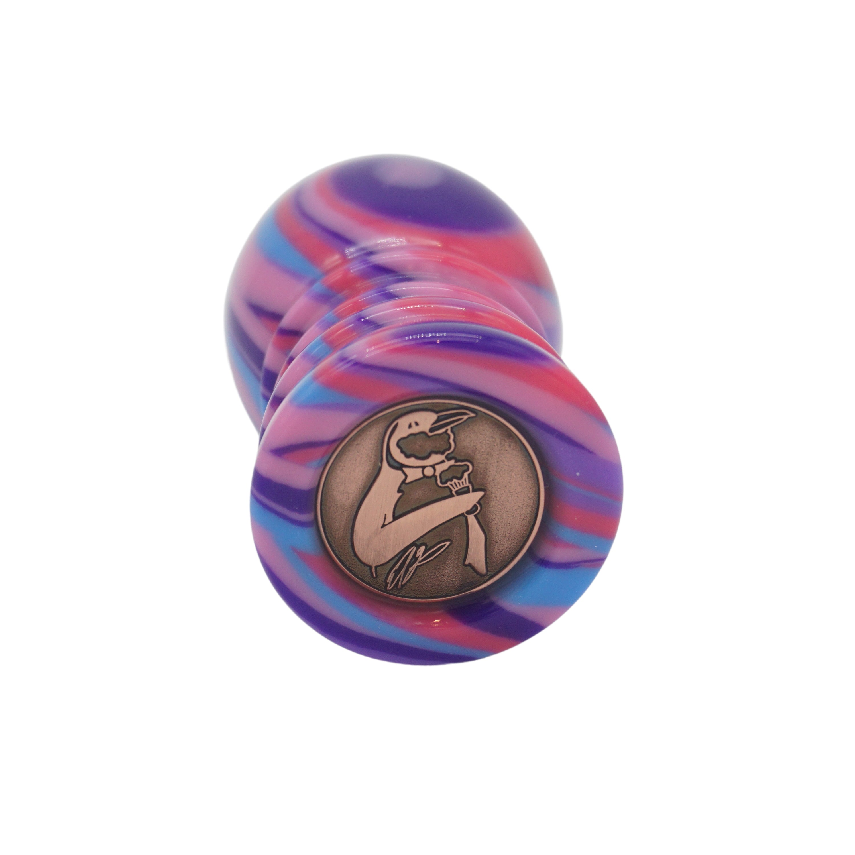 Premium Handmade Purple Haze Shaving Brush Handle - Compatible with 24mm & 26mm Knots - Perfect for Wet Shaving & Luxury Grooming Gifts for Men