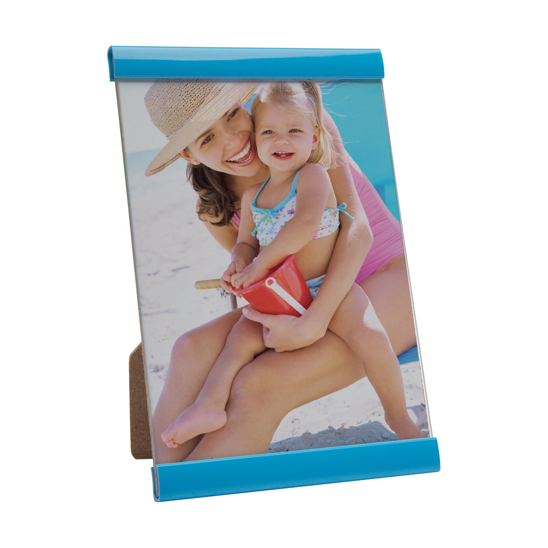 Neil Enterprises 4x6 Inch Blue Clip-In Photo Frames - Bulk Pack of 96 for School, Office & Home Decor - Perfect for Displaying Photos, Artwork & Certificates