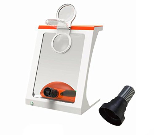 SDent USA FDA & TUV CE Certified Dental Lab Magnifying Glass with LED Light - Professional Dental Equipment for Dentists, Orthodontists & Lab Technicians (Perfect for Crown, Bridge & Implant Work)