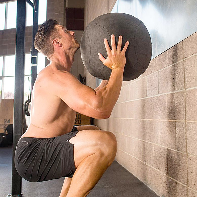 14-inch Kevlar Medicine Ball 45lbs - Heavy Duty Exercise Equipment for CrossFit, Strength Training & Home Gym Workouts