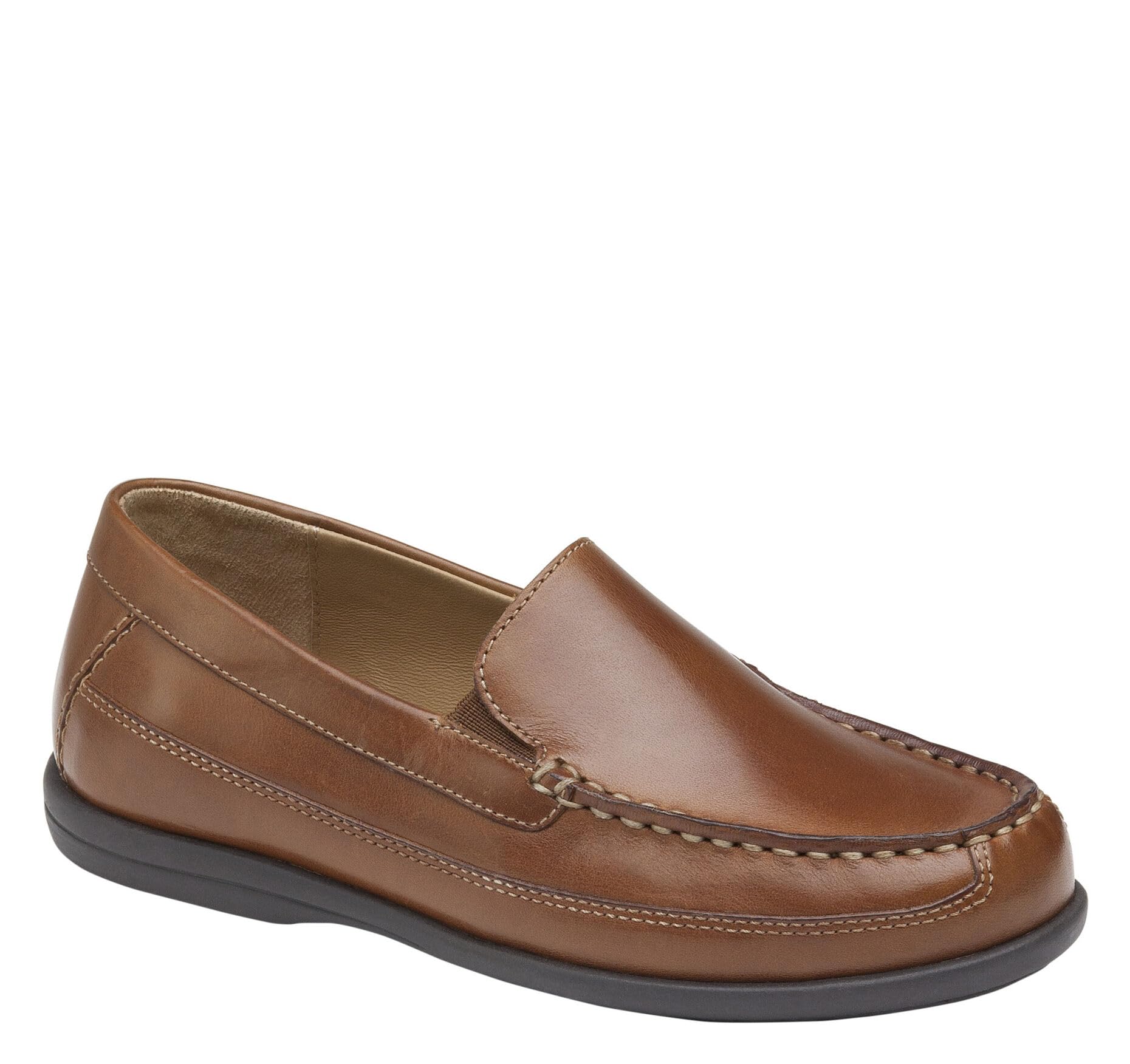 Johnston & Murphy Boys' Locklin Venetian Casual Loafers for Kids - Comfortable & Stylish Toddler Shoes for School, Playdates & Everyday Wear