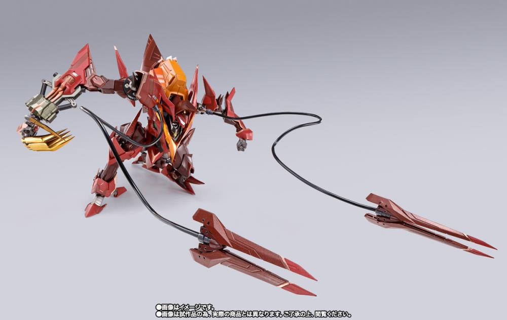 Bandai Metal Build Dragon Scale Code Geass: Lelouch of the Rebellion R2 Guren SEITEN Eight Elements Action Figure - Anime Collectible for Display & Gifting | Perfect for Anime Fans, Model Collectors & Home Decor