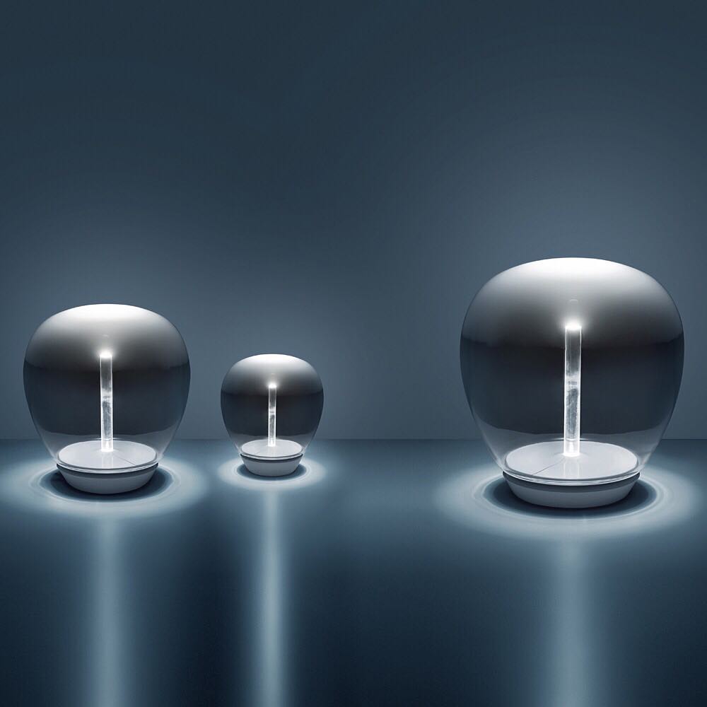 Empatia Modern LED Table Lamp - Adjustable Brightness, USB Charging Port, Night Light for Bedroom, Living Room & Office - Warm White & Cool White Light Modes
