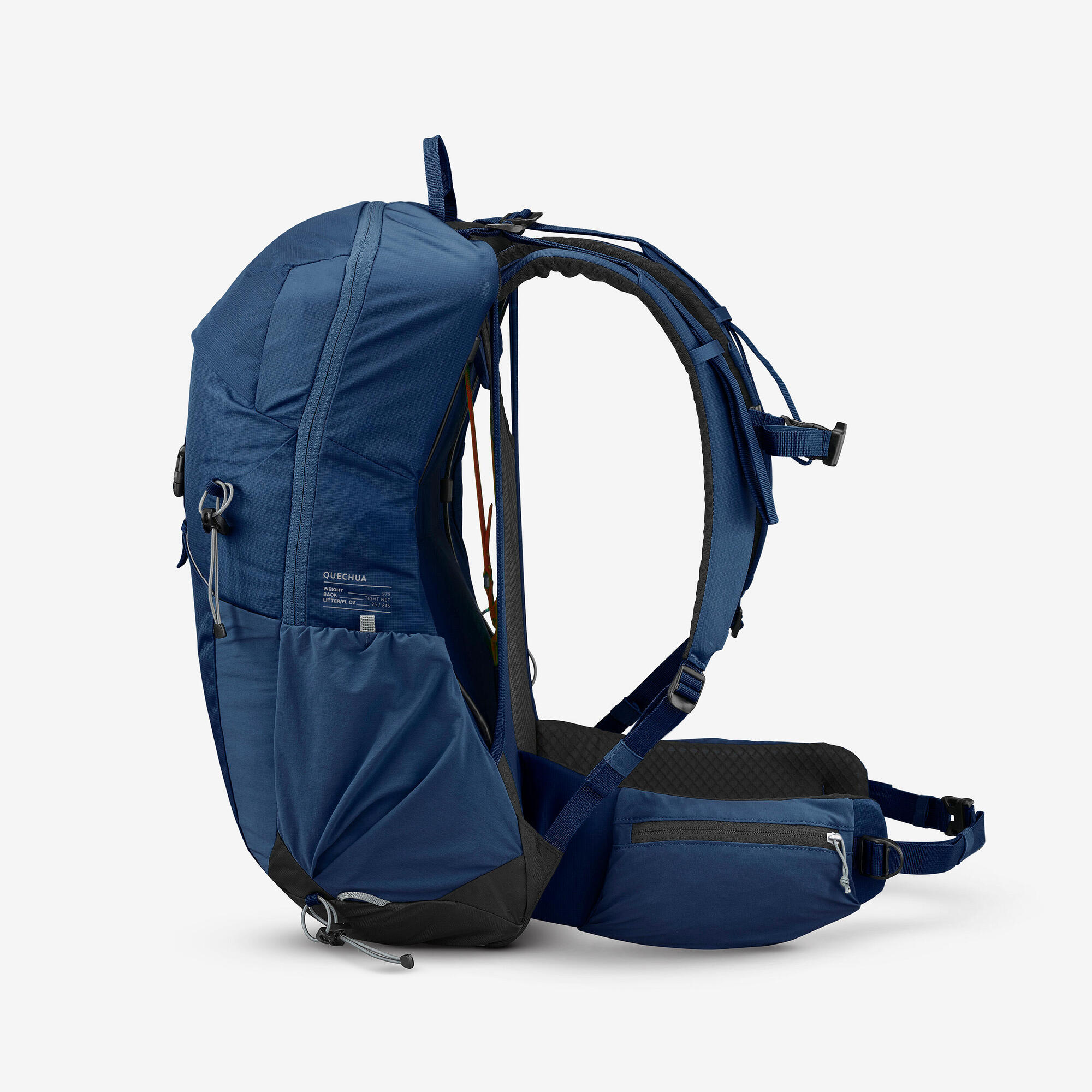 Quechua MH500 25L Lightweight Hiking Backpack for Men & Women - Water-Resistant Daypack for Outdoor Adventures, Camping & Travel
