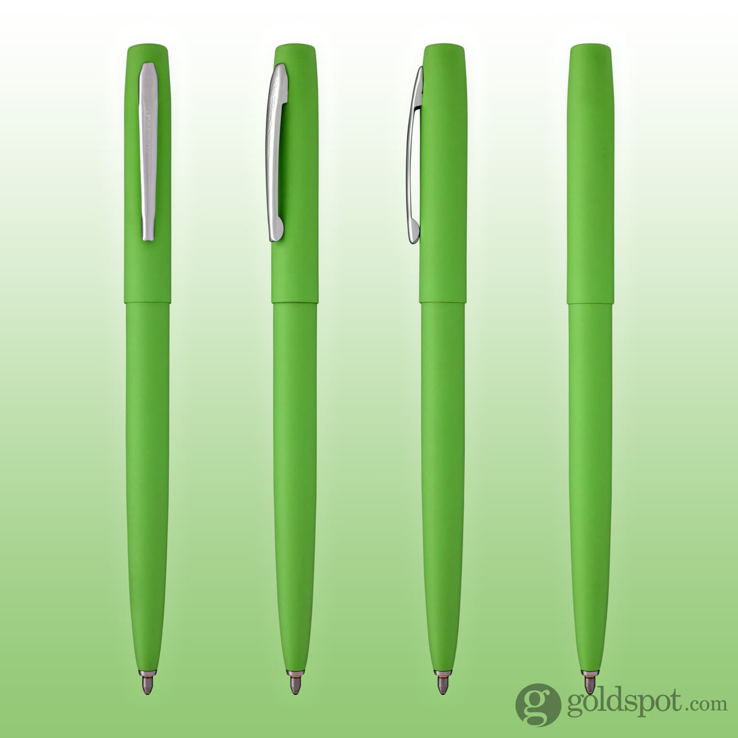 Fisher Space Pen Cap-O-Matic Ballpoint Pen - Matte Green Powder Coated - Durable, Refillable & Smooth Writing - Perfect for Office, Travel & Outdoor Adventures