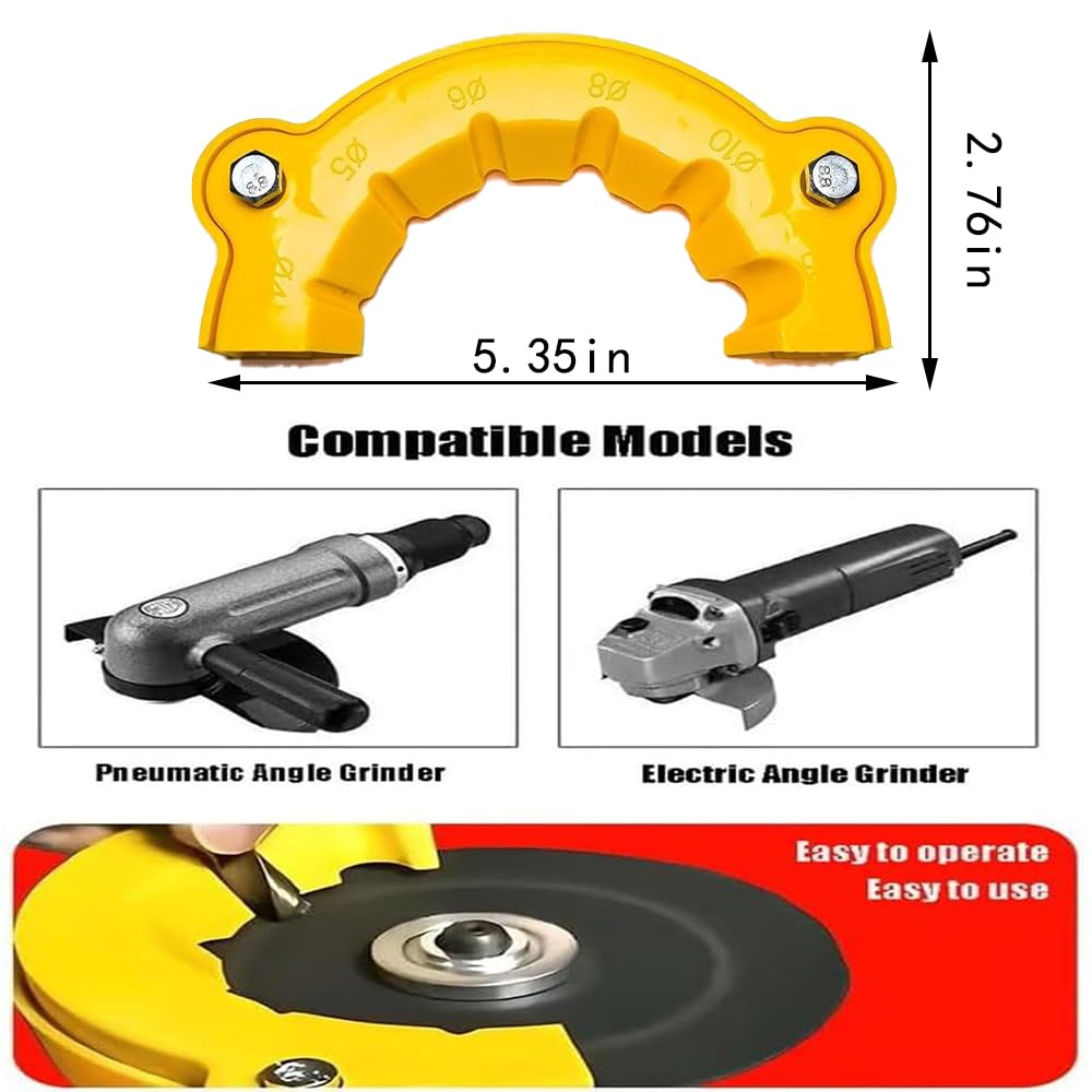 2025 New Drill Bit Sharpener - Angle Grinder Attachment, Drill Sharpening Jig & Grinder Tool for Various Bit Sizes | Perfect for Metalworking, Woodworking & DIY Home Projects