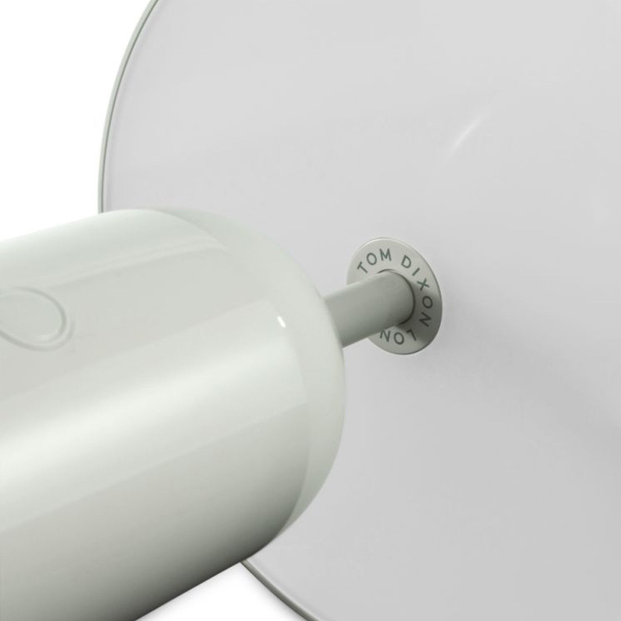 TOM DIXON Bell Portable Lamp - Modern Light Grey Table Light | Wireless LED Desk Lamp for Home, Office & Outdoor Use