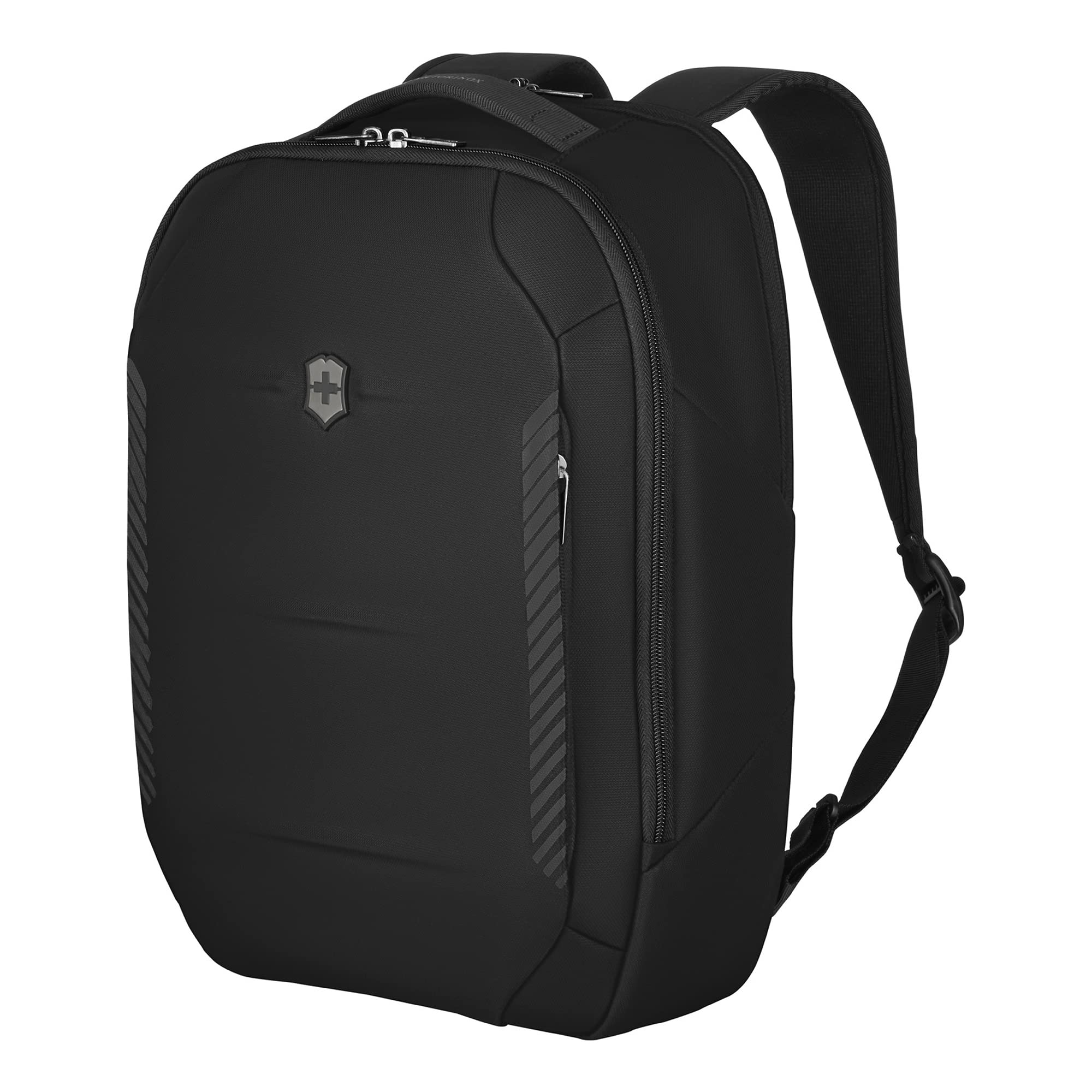 Victorinox Crosslight City Daypack - Lightweight Business Laptop Backpack for Work & Travel - Durable Water-Resistant Daypack - Black - Perfect for Commuting, Office & College Use