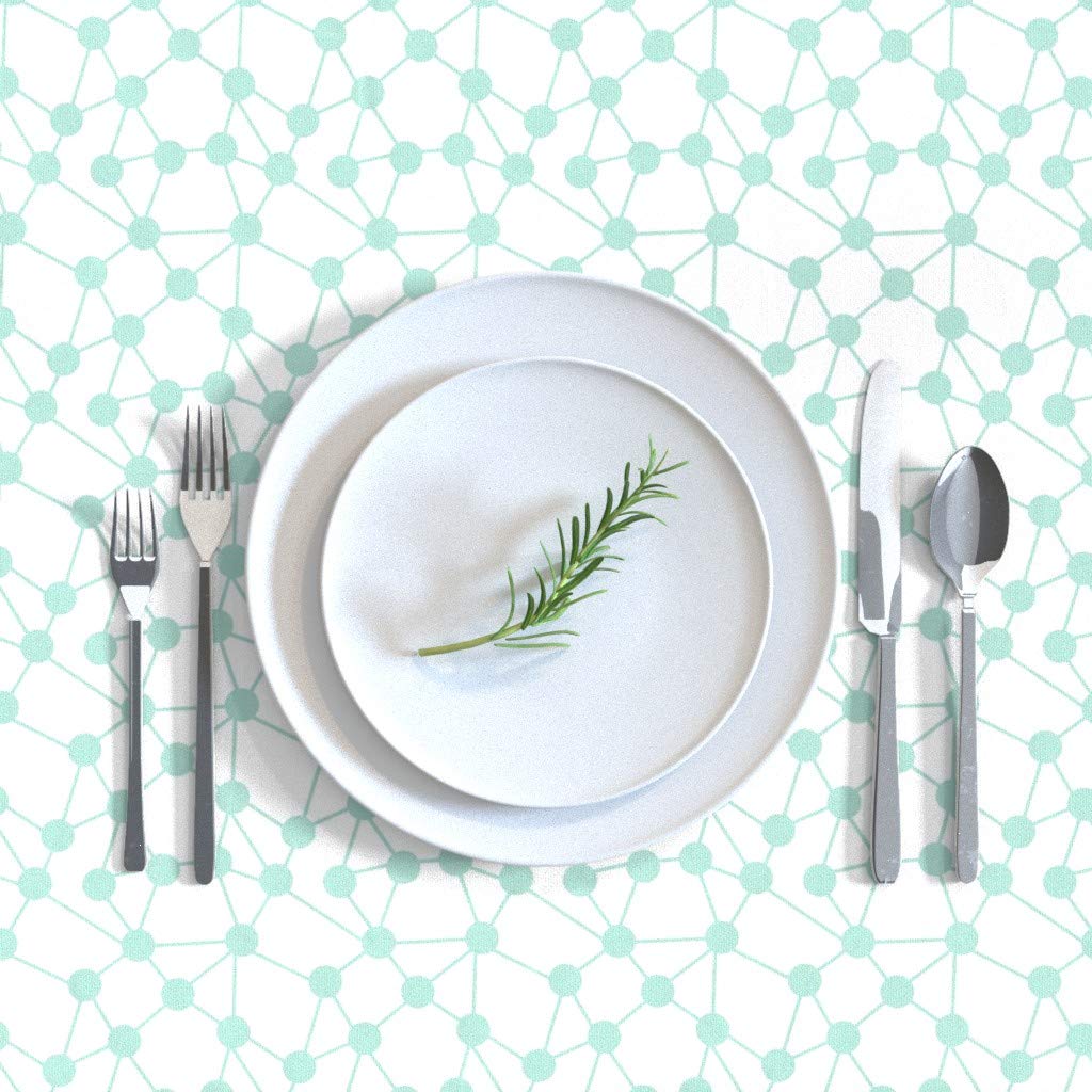 Custom Printed Cotton Sateen Tablecloth 70