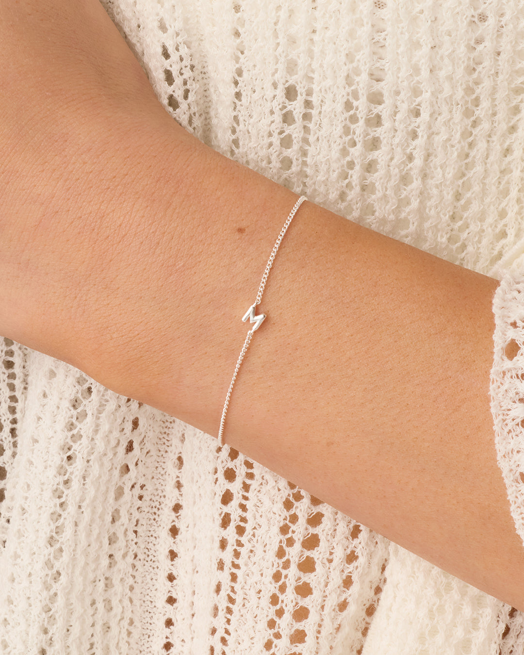 Wilder Mini Alphabet Bracelet - Personalized Initial Letter Bracelet for Women & Girls - Trendy Stackable Jewelry for Everyday Wear & Gifts