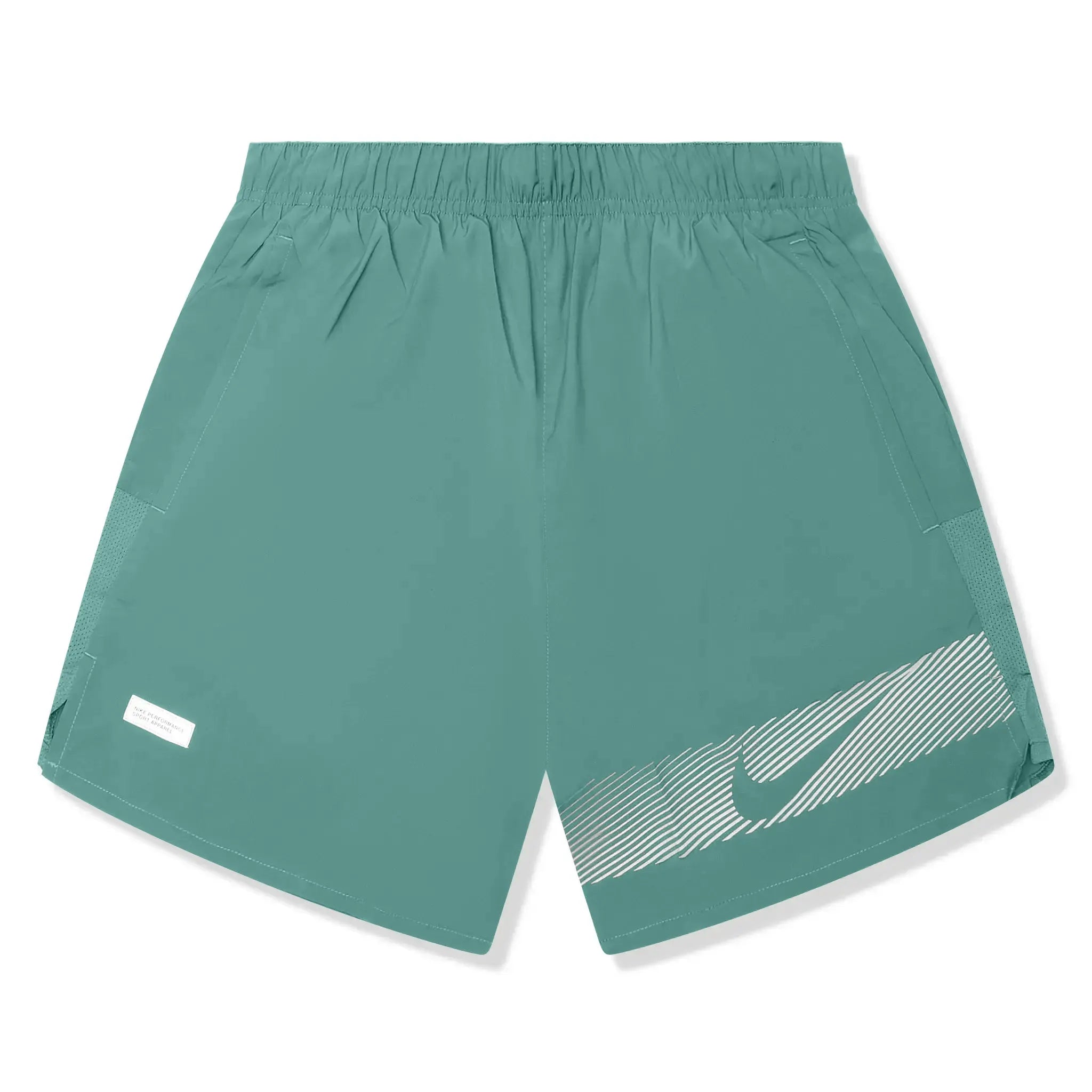 Nike Flash Miler Running T-Shirt & Shorts Set in Cyan Green - Lightweight Breathable Workout Clothes for Men - Perfect for Jogging, Gym Training and Outdoor Sports