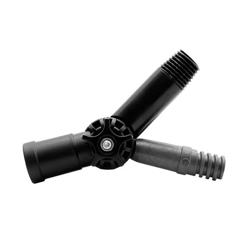 Double Angle Adapter - Acme & Euro Thread Compatible - Perfect for Plumbing, HVAC, and Industrial Applications