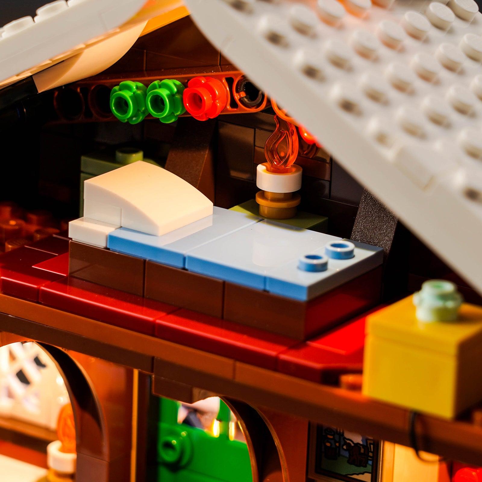 Best LED Light Kits for LEGO Icons® Alpine Lodge 10325 – Enhance Your LEGO Building Display with Realistic Lighting Effects for Home & Office Decor