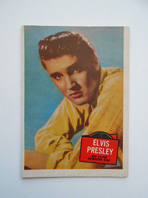 Elvis Presley Rare 1950s Hit Stars Trading Card - Vintage Collectible for Music Fans & Memorabilia Enthusiasts
