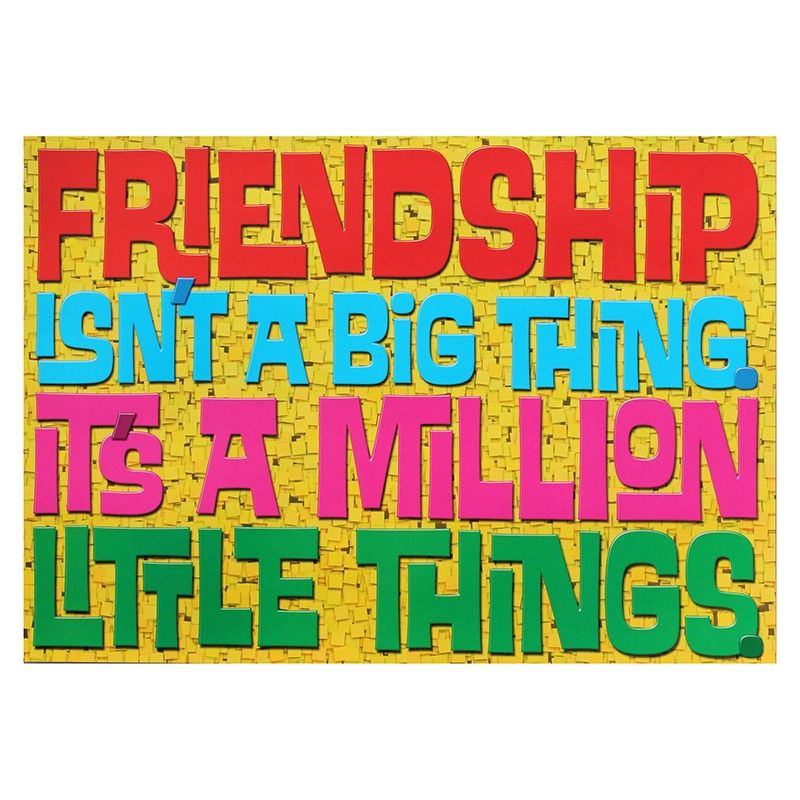 Argus® Friendship Poster - Inspirational Wall Art for Home, Office & Gifts - Perfect for Living Room, Bedroom Decor & Friend Appreciation