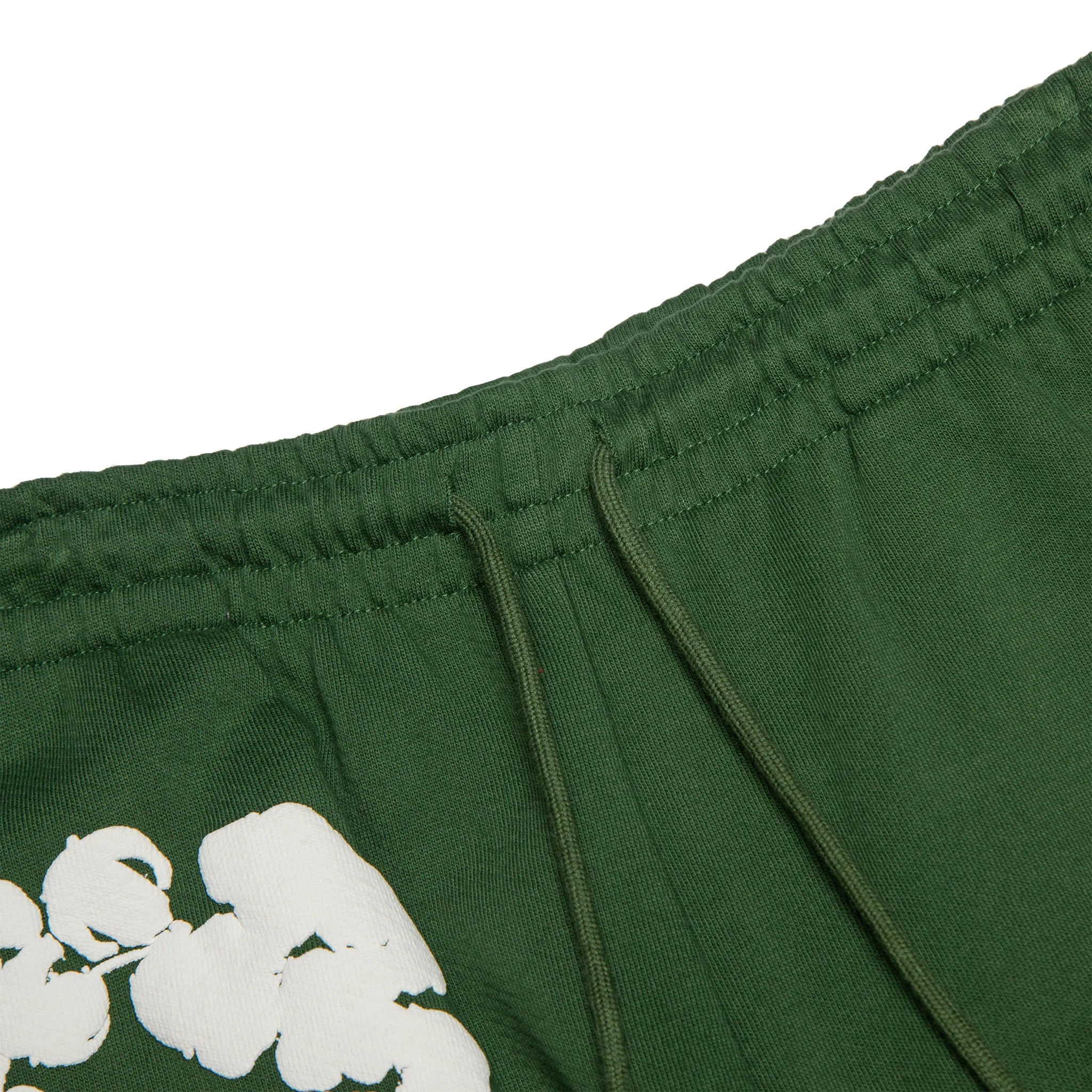 Denim Tears Cotton Wreath Green Sweatpants - Comfortable Casual Joggers for Men, Streetwear Fashion Loungewear - Perfect for Gym, Home & Everyday Wear