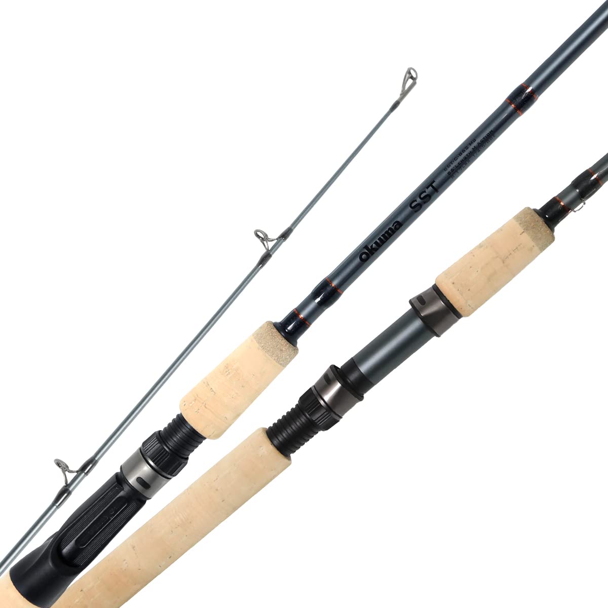 Okuma SST A Series 30/40 Ton Carbon Fishing Rod - Lightweight Cork Grip for Saltwater & Freshwater Fishing | Perfect for Surf, Pier, and Boat Angling