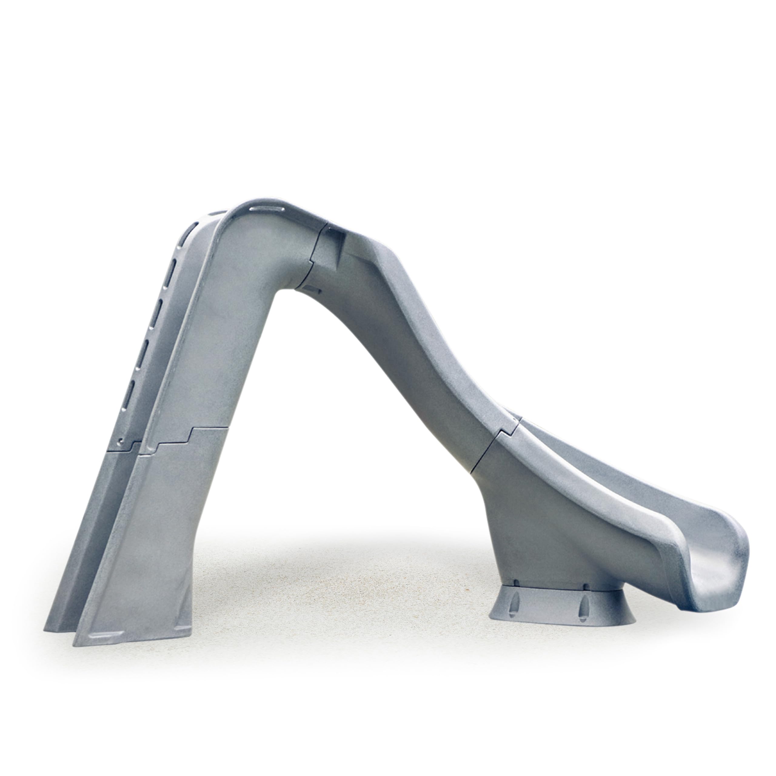 S.R. Smith 670-209-58124 Typhoon Right Curve Pool Slide, Gray Granite - Perfect for Backyard Pools and Water Parks