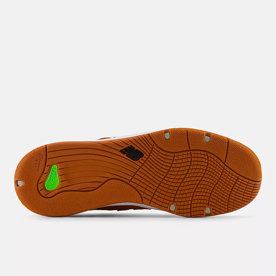 New Balance Numeric Tiago Lemos 1010 NM1010RD Skate Shoes - Rust/Cream Colorway - Durable Skateboard Sneakers for Street & Park Skating