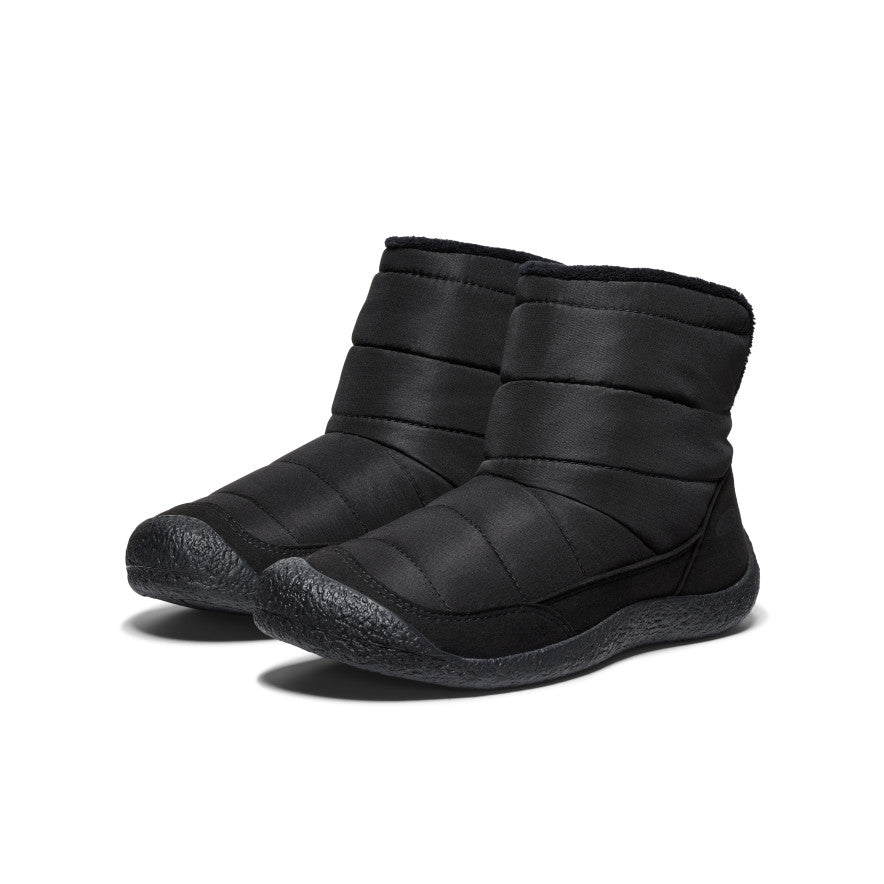 Women's Howser Fold Down Sneakers - Triple Black/Black | Comfortable Slip-On Shoes for Walking, Running & Casual Wear