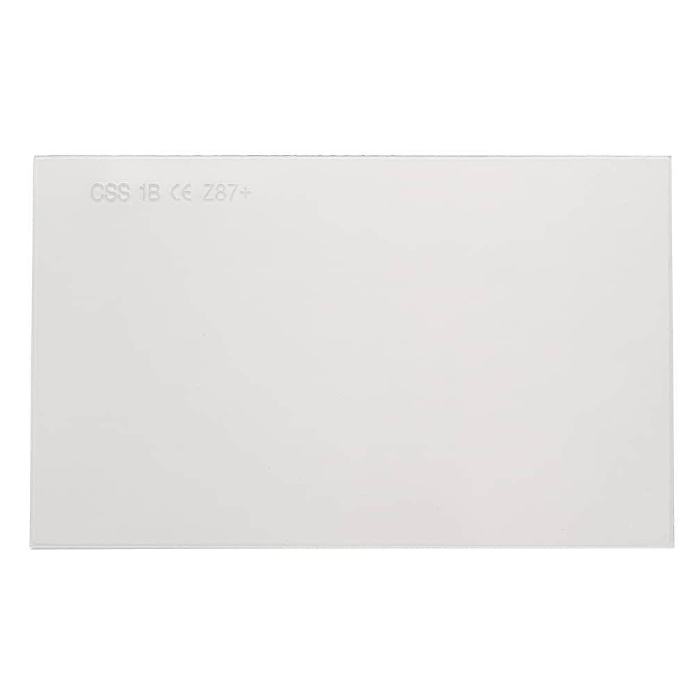 Jackson Safety 47100-3 Replacement Internal Safety Plates - Industrial Face Shield Lens Inserts for Welding & Grinding Protection - Ideal for Construction, Metalwork & DIY Projects