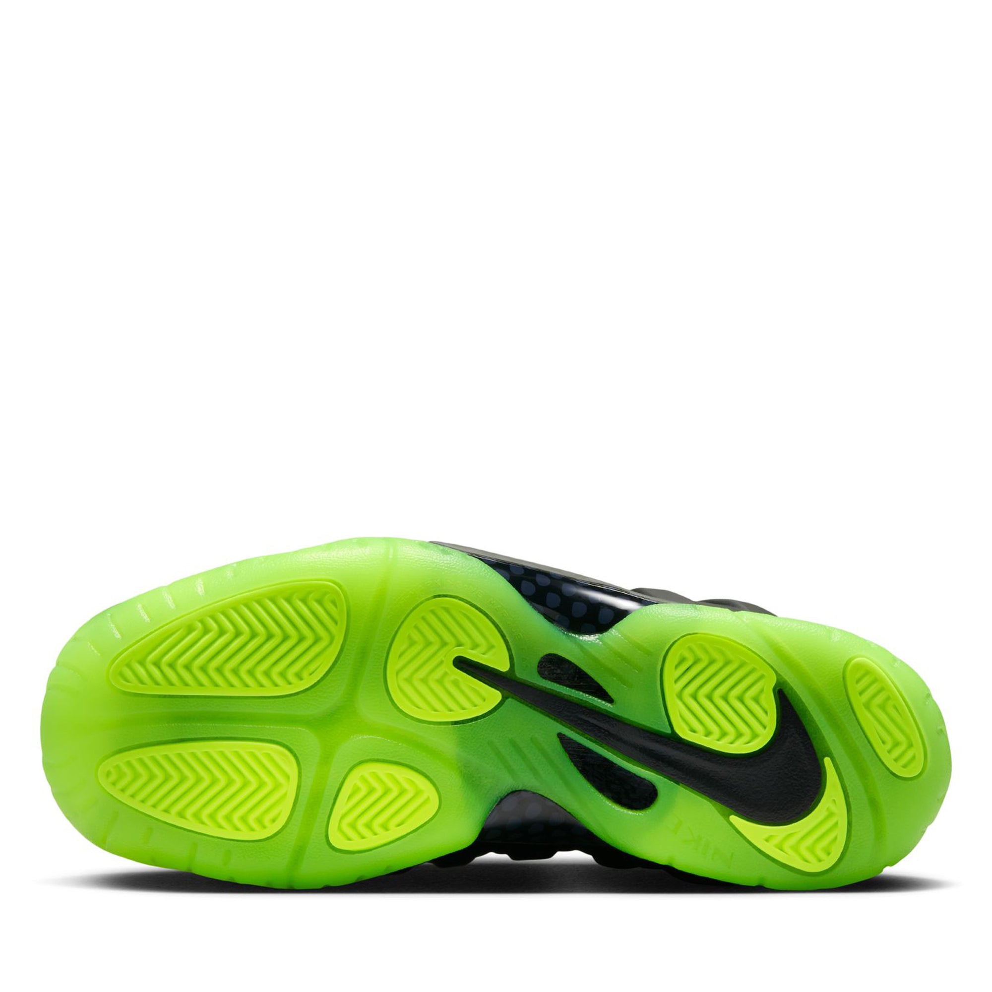 Nike Little Posite One GS Basketball Shoes - Black/Volt Colorway - Perfect for Kids' Basketball Games & Streetwear Fashion