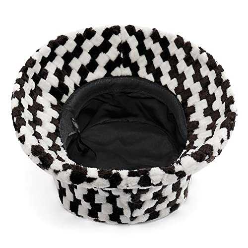 Stylish Furry Bucket Hat for Women & Men - Trendy Winter Fashion Accessory - Perfect for Outdoor Activities, Music Festivals & Streetwear