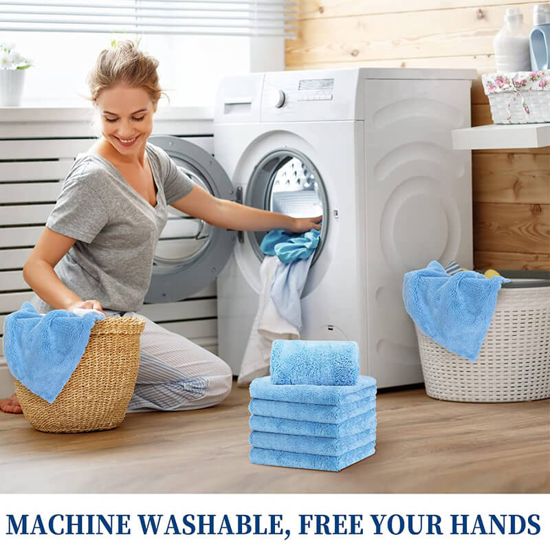 120 Pcs Premium Edgeless Coral Fleece Microfiber Towels - 16x16 Inches, 450GSM - Ultra Soft & Absorbent for Gym, Spa, Travel & Home Use
