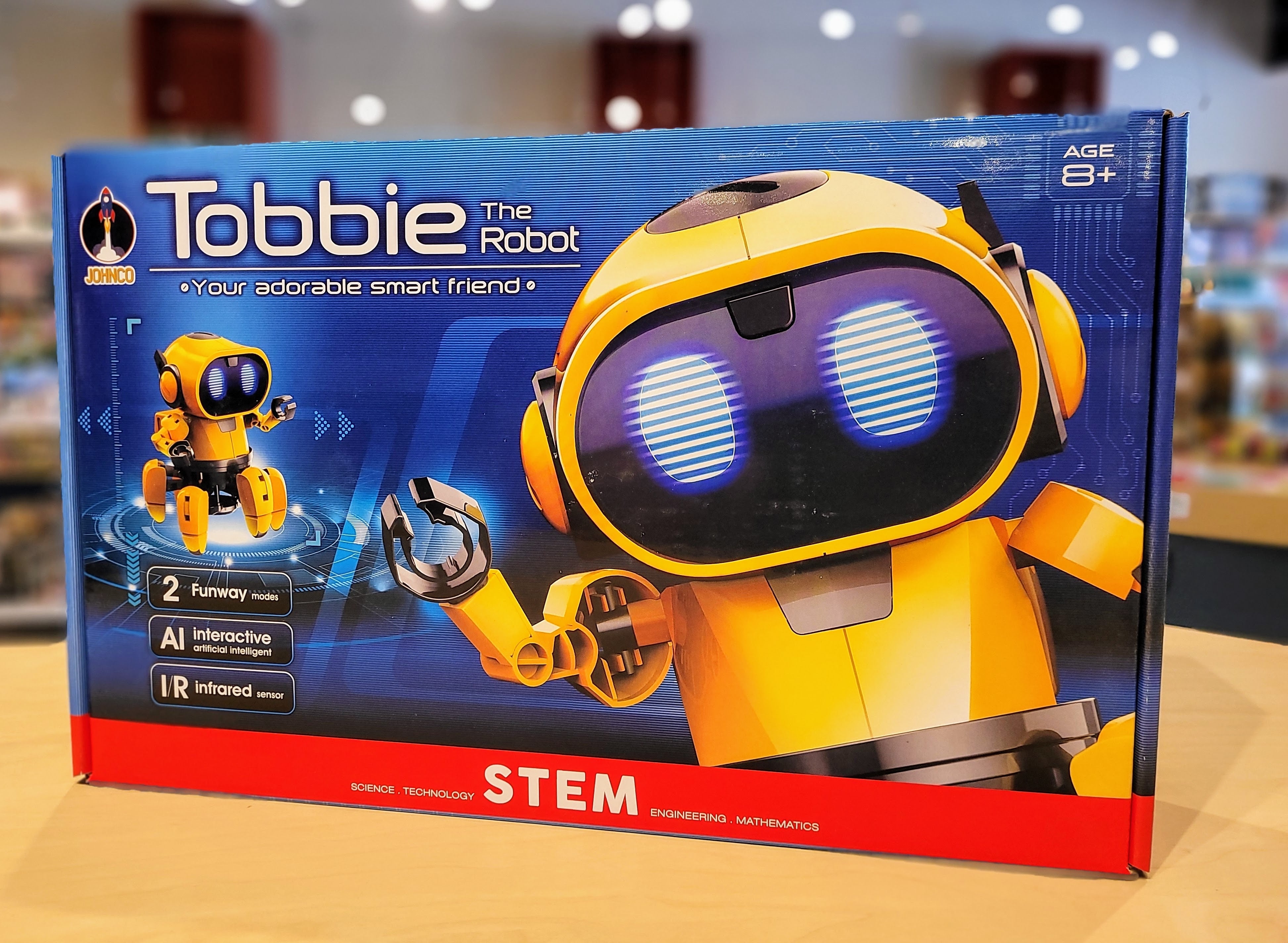 Johnco Tobbie the Robot - STEM Educational Coding Robot Kit for Kids Ages 8-12 | Learn Programming & Robotics | Perfect for Home, Classroom & STEM Learning Activities