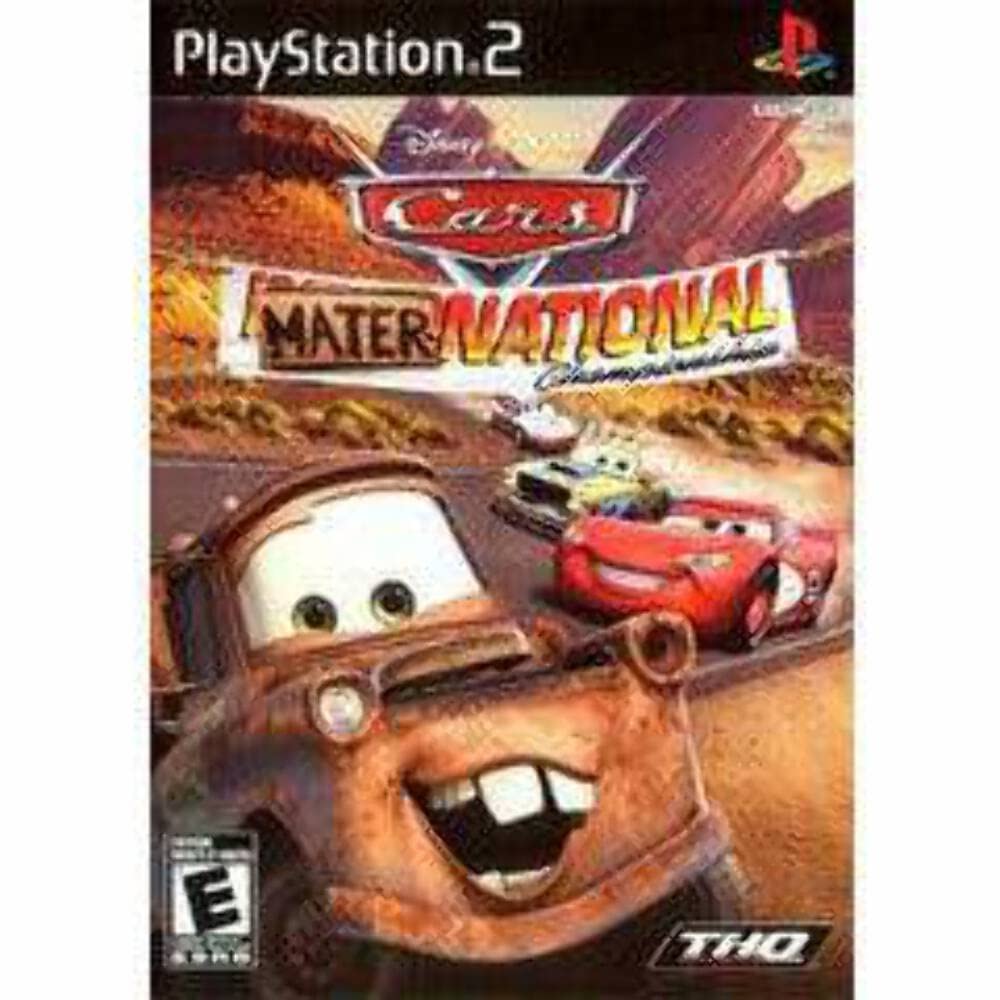 Mater-National Cars Video Game for PlayStation 2 - Racing Adventure Game for Kids & Family Game Night