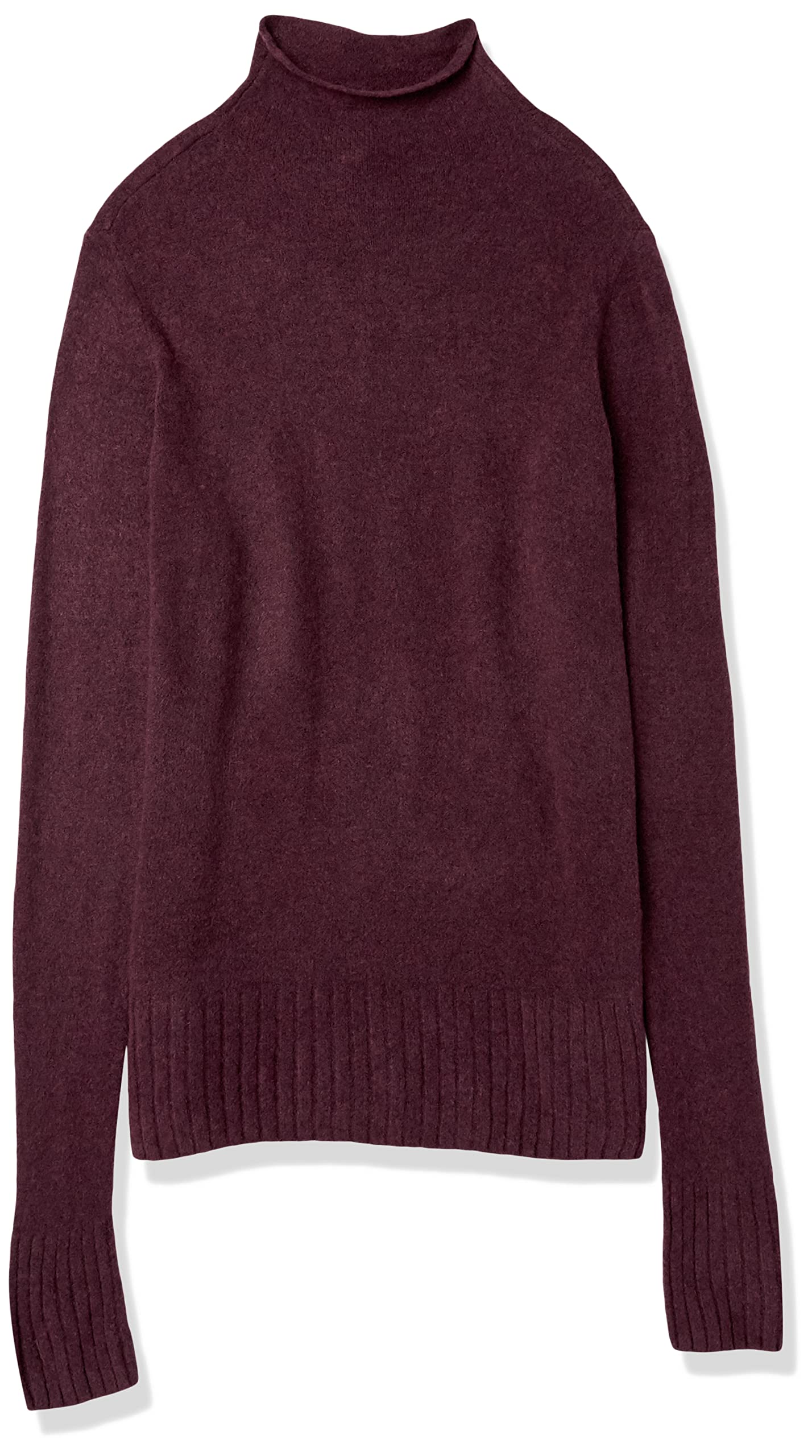 Goodthreads Women's Mid-Gauge Stretch Funnel Neck Sweater - Soft Knit Pullover for Fall & Winter - Casual Office Wear & Weekend Outfits