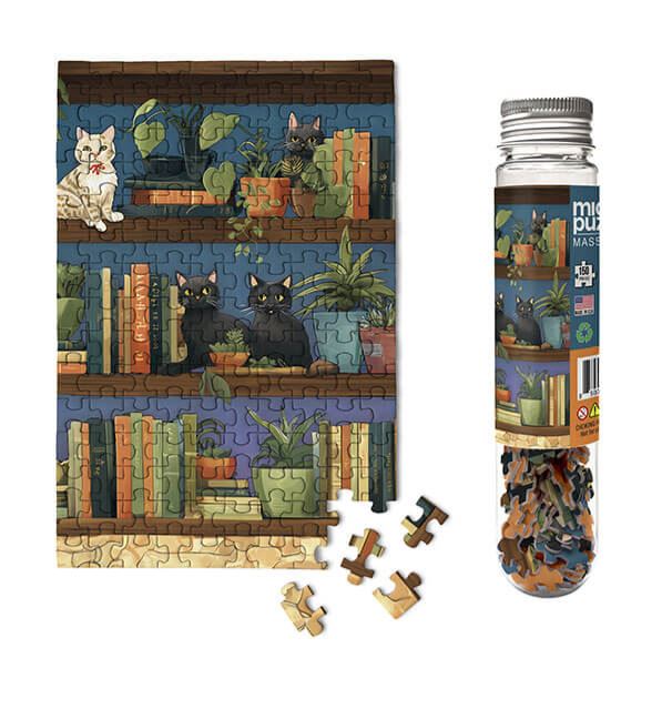 Cat Tales Micro Puzzle - 300 Piece Mini Jigsaw Puzzle for Adults & Kids - Perfect for Travel, Gifts & Relaxation