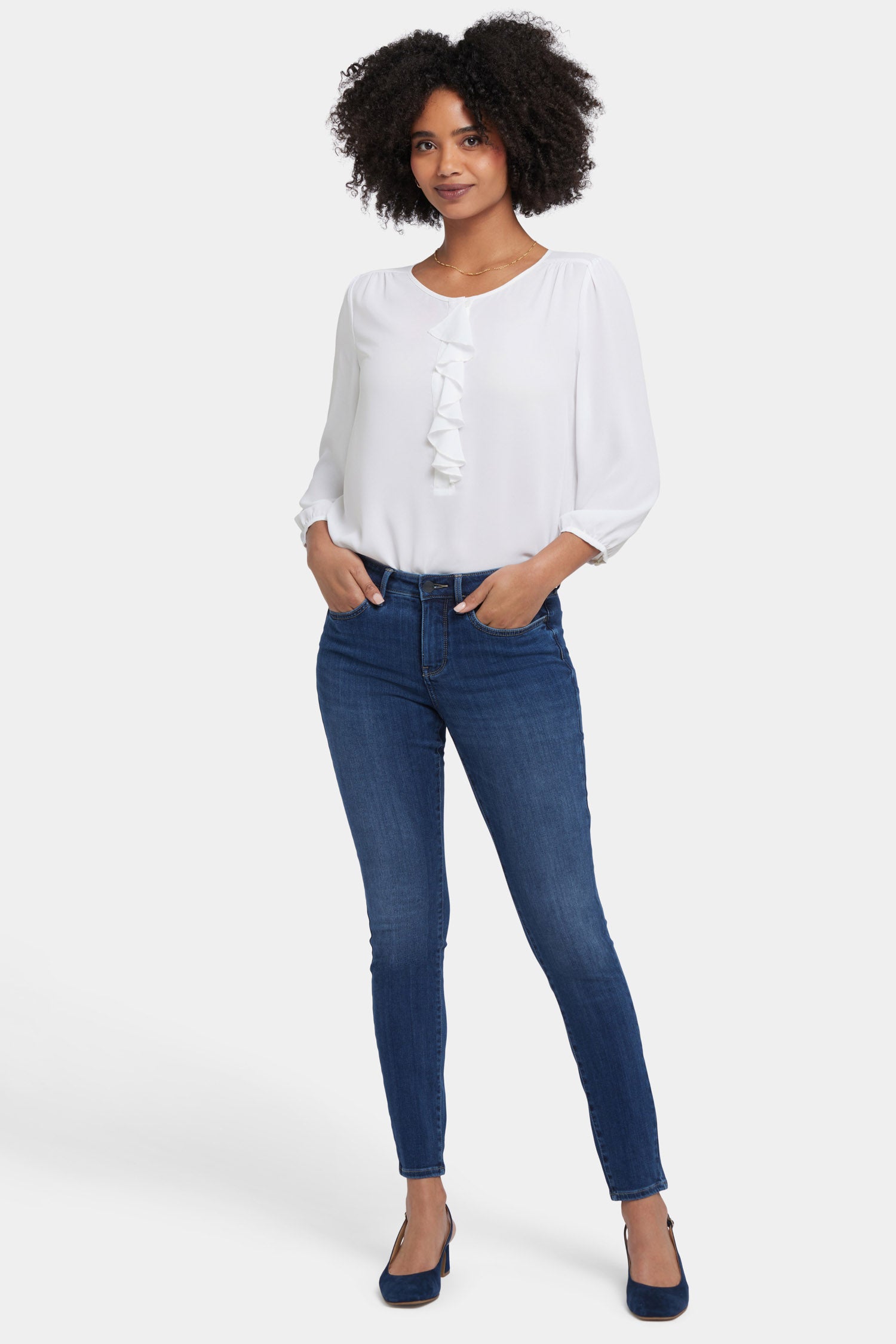 Ami Skinny Jeans for Women - High Waisted Stretch Denim Pants | Rio Rapids Wash | Perfect for Casual Outfits & Night Out