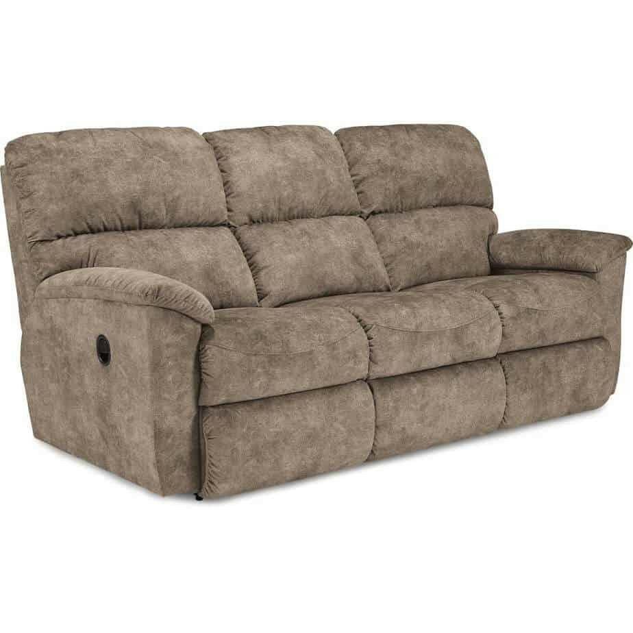 Brooks Reclining Sofa 727 444 D1604 62 - Modern Leather Recliner with Cup Holders & USB Charging | Perfect for Living Room, Home Theater & Man Cave Relaxation