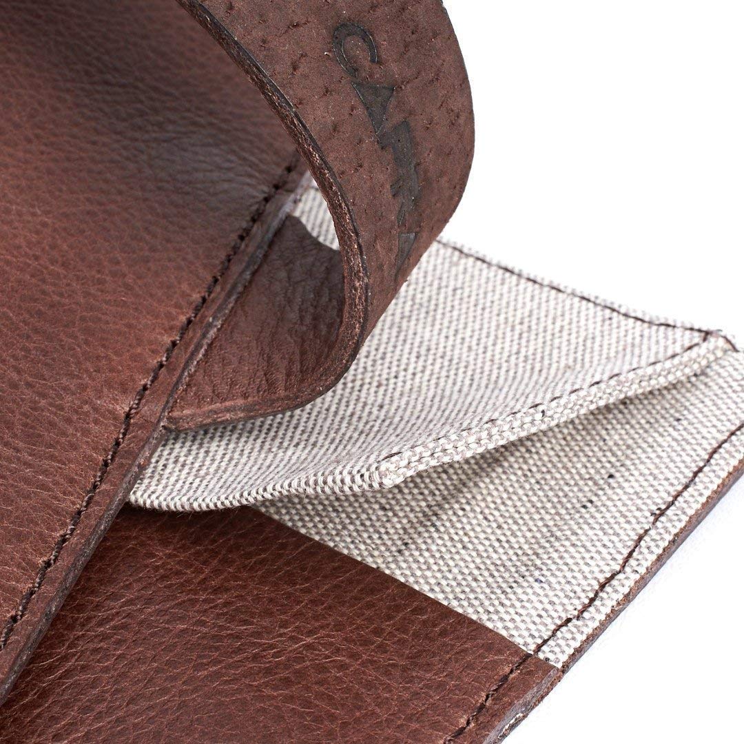 Premium Leather Watch Roll for Men - 3 Watch Travel Storage Case with Soft Compartments | Luxury Watch Organizer Pouch for Rolex, Apple Watch Bands & Accessories | Perfect Gift for Watch Enthusiasts & Business Travelers