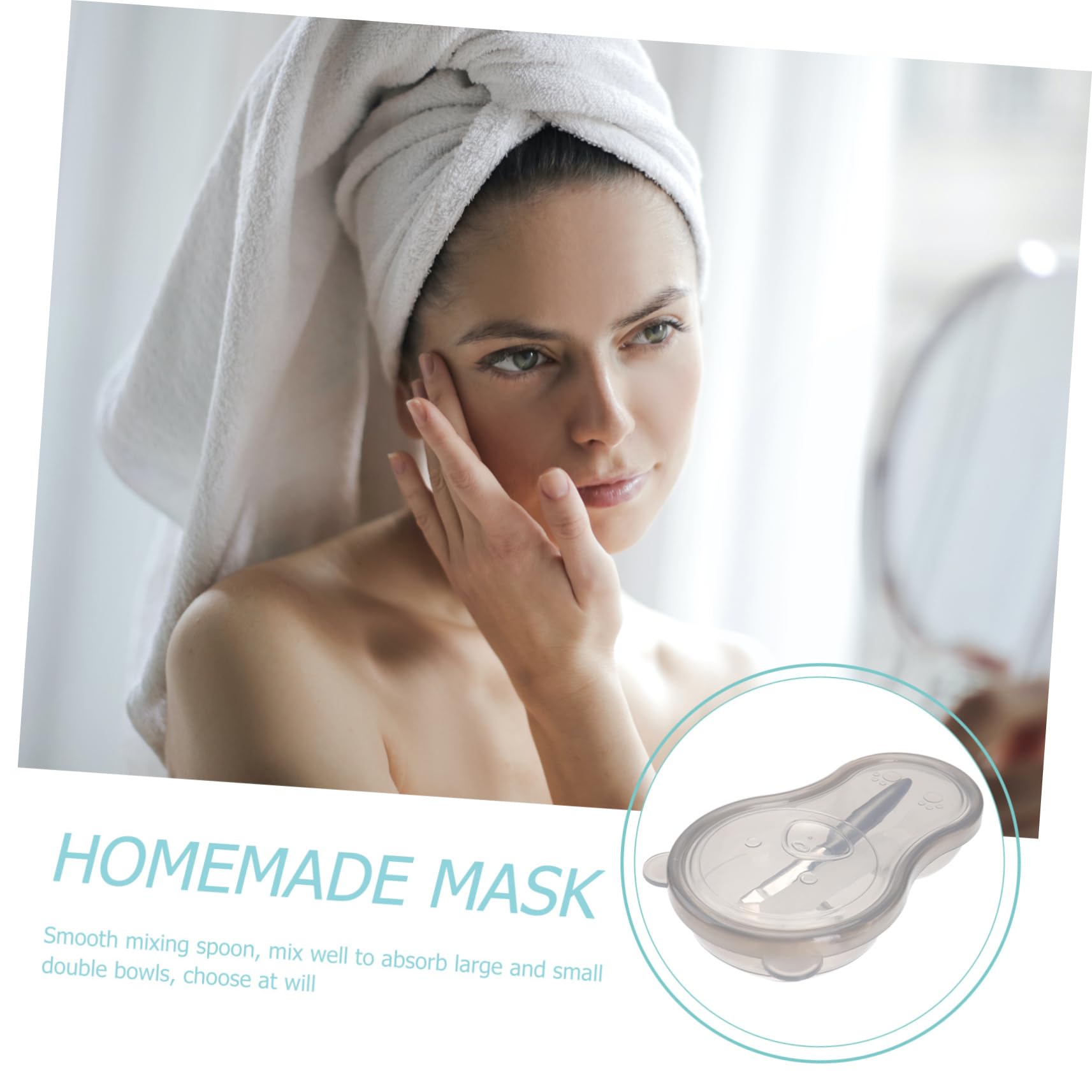 3 Pack Facial Mask Mixing Bowl and Brush Set - Professional Skincare Tools for Home Spa, DIY Face Masks & Salon Use - Perfect for At-Home Beauty Treatments & Self-Care Routines