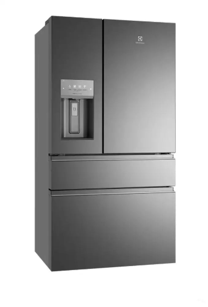 Electrolux EHE6899BA 609L French Door Refrigerator - Dark Stainless Steel, Energy Efficient, Spacious 609L Capacity - Perfect for Large Families & Entertaining Guests