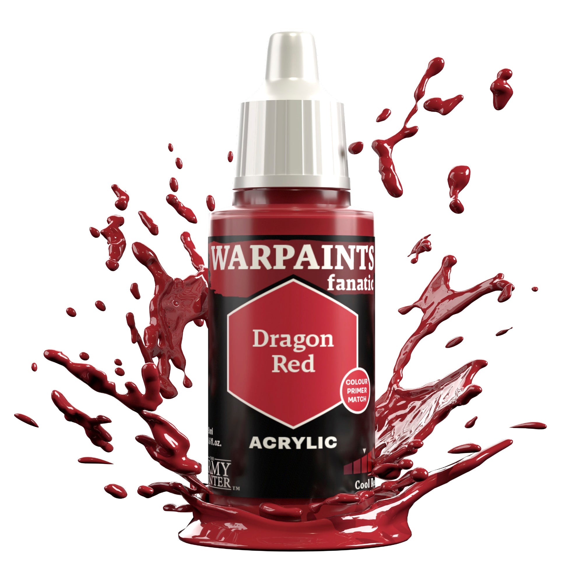 Warpaints Fanatic: Dragon Red - High-Quality Fantasy Face Paint for Cosplay, Halloween & Theatrical Makeup - Perfect for Costume Parties & Comic Con Events