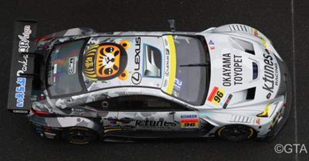 1:43 Scale Spark Models K Tunes RC F GT3 No.96 Racing Car - SUPER GT 2023 Morio Nitta & Shinichi Takagi - Diecast Model for Collectors, Display, and Racing Enthusiasts