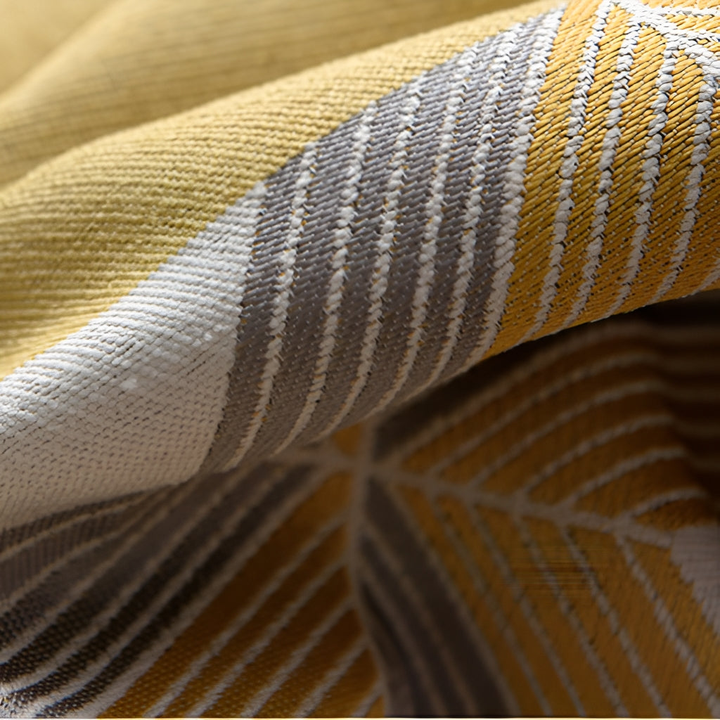 Ashanti Linen Blackout Soundproof Curtains - Color Blocking Design for Custom Window Treatments | Perfect for Bedrooms, Home Theaters & Noise Reduction