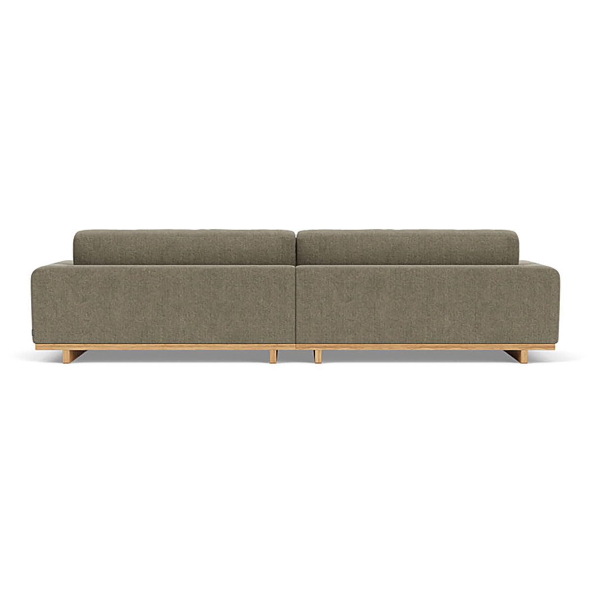 Luxury Aya Velvet 4-Seater Sofa - Soft Fabric Upholstered Couch for Living Room, Lounge & Home Theater - Modern Comfortable Sectional Sofa for Family & Guests