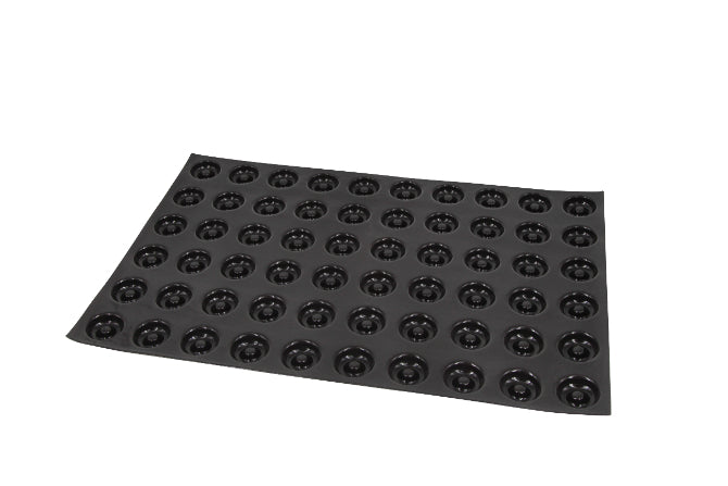 Flexipan Mini Savarins Silicone Mold - 60 Cavities for Baking Perfect Mini Cakes, Donuts & Desserts - Ideal for Home Bakers & Professional Chefs