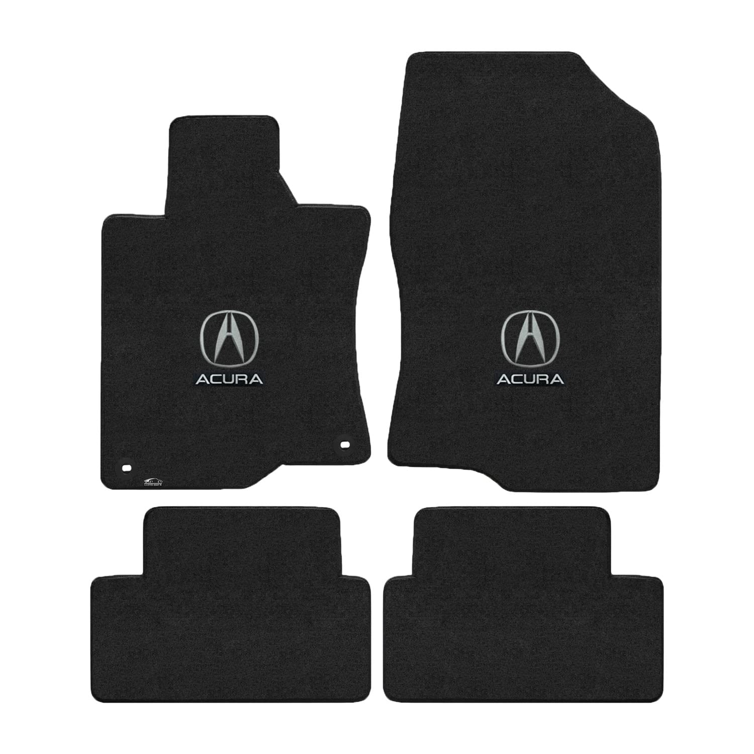 Premium Custom-Fit Carpeted Floor Mats for Acura TSX 2009-2014 - Luxury Car Floor Liners (4-Piece Set, Charcoal) | Perfect for All-Weather Protection & Enhanced Interior Style