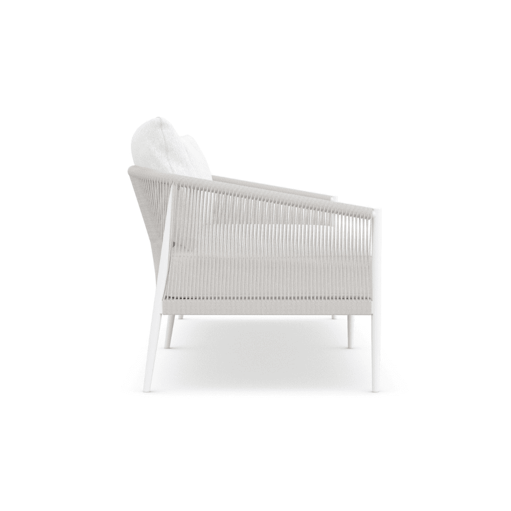 Catalina 3-Seat Outdoor Patio Sofa Set - Waterproof Wicker Furniture for Garden, Poolside, Deck & Backyard Relaxation