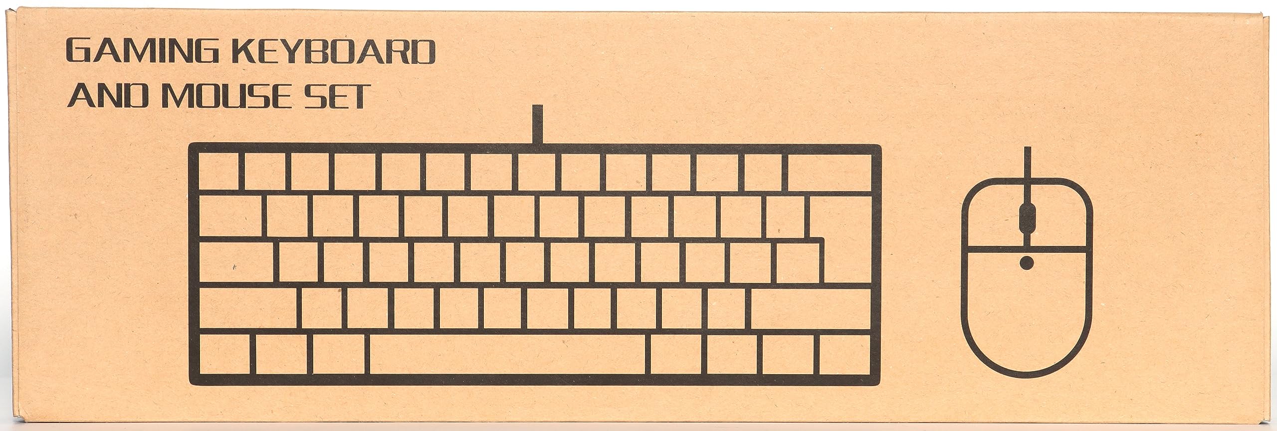 60% Mechanical Feel Gaming Keyboard and Mouse Combo with RGB Backlit, Wired USB for PC, Mac, PS4 - Includes Mouse Pad (White) - Perfect for Competitive Gaming, Office Work, and Home Entertainment