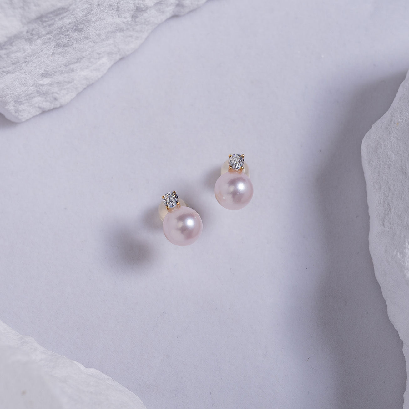 18K Gold Hanadama Akoya Pearl Earrings - AAA Quality Cultured Pearls for Women | Perfect for Weddings, Anniversaries & Special Occasions