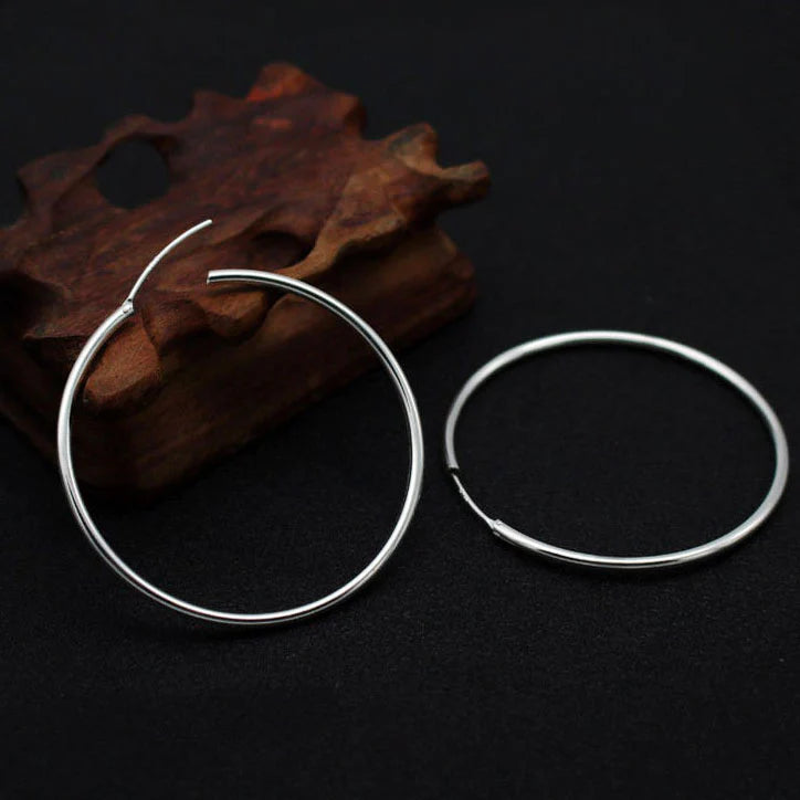 925 Sterling Silver Hoop Earrings for Women - Classic Hypoallergenic Jewelry Gift - Perfect for Everyday Wear, Parties & Special Occasions