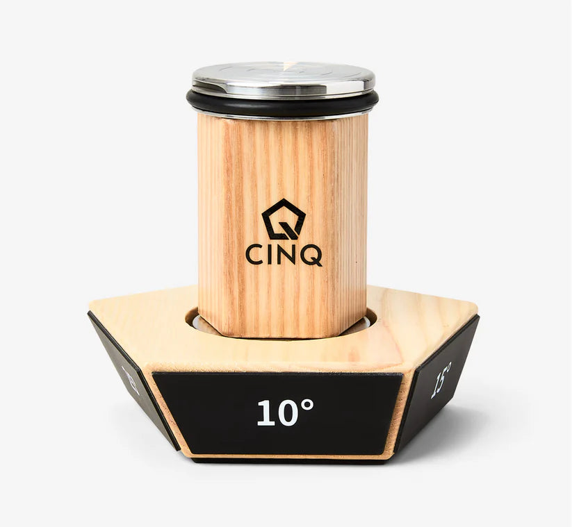 Cinq Rolling Knife Sharpener - Professional Kitchen Knife Sharpening Tool for Chefs & Home Cooks - Perfect for Kitchen, Camping & Outdoor Cooking
