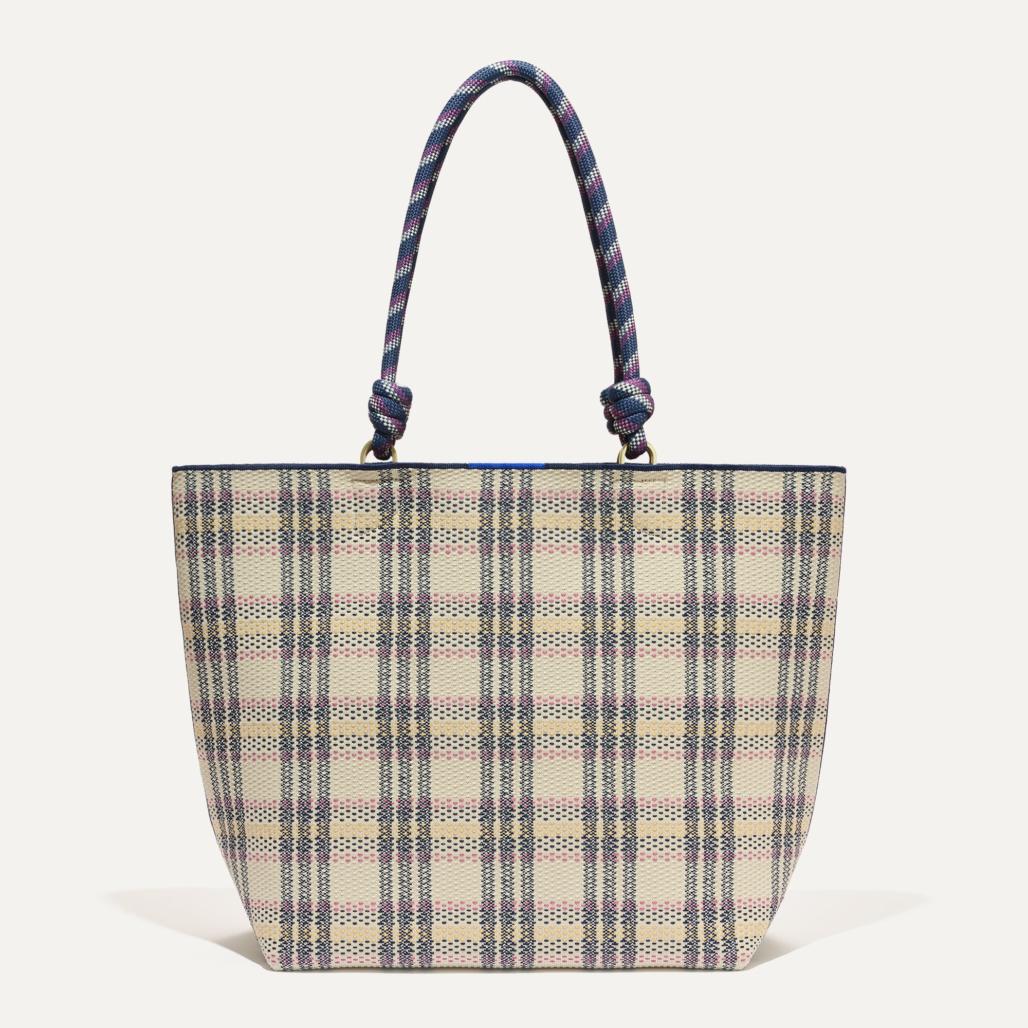 Stylish Lightweight Plaid Tote Bag for Women - Perfect for Spring Shopping, Beach Trips & Everyday Use