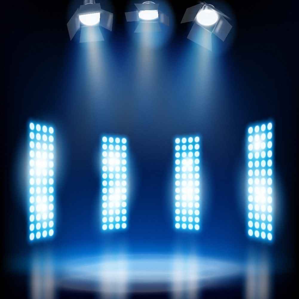 GladsBuy 8x8ft Photography Backdrop - Light Spot Theme for Studio & Portraits